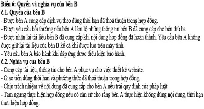 Mẫu hợp đồng
